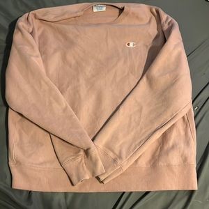 Light Pink Champion Women’s Crew Neck Sweater